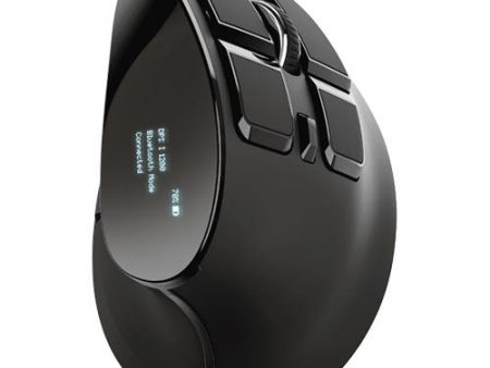 Rato Wireless Ergonomico Trust Voxx - Preto Online Hot Sale