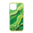 Verdant Field | Protective MagSafe Green Marble Case | Marble Stone Collection for Apple iPhone 14 Series For Cheap