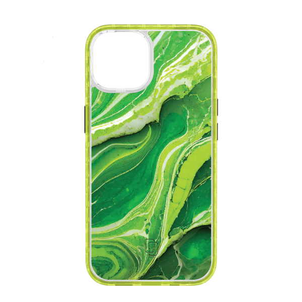 Verdant Field | Protective MagSafe Green Marble Case | Marble Stone Collection for Apple iPhone 14 Series For Cheap