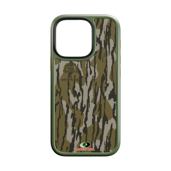 Shock-Absorbent MagSafe® Case for Apple iPhone 16 Pro | Mossy Oak | Bottom Lands | Fortitude Series Online