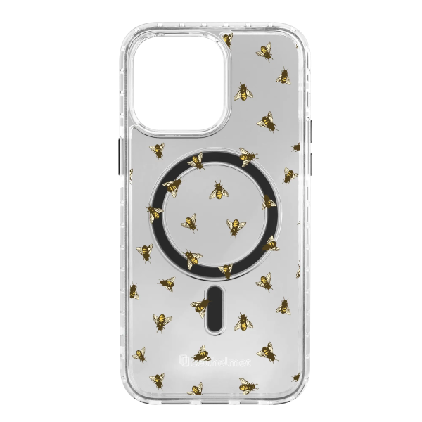 Sweet Like Honey | Protective MagSafe Bee Pattern Case | Birds and Bees Collection for Apple iPhone 14 Series For Sale