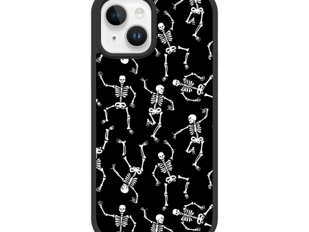 White Dancing-Skeletons | Halloween Series | Custom MagSafe Case Design for Apple iPhone 12 Series on Sale