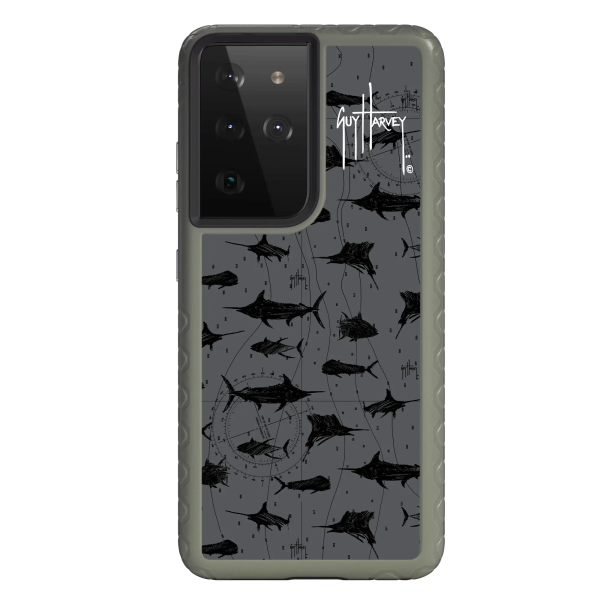 Guy Harvey Fortitude Series for Samsung Galaxy S21 Ultra - Black Scribbler For Discount