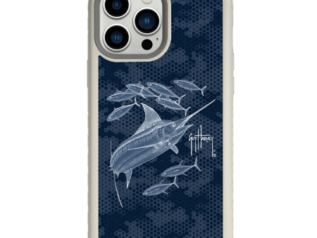 Guy Harvey Fortitude Series for Apple iPhone 13 Pro Max - Blue Camo Online now