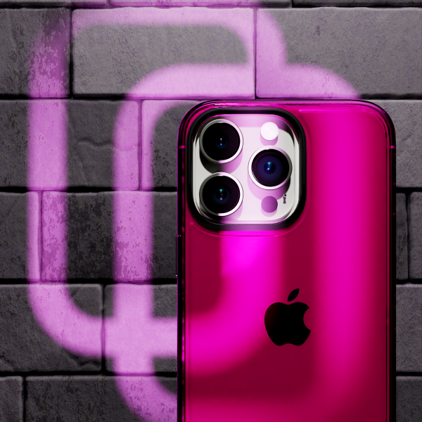 Slim TPU Case for Apple iPhone 15 Pro | Vivid Magenta | Altitude Series Cheap