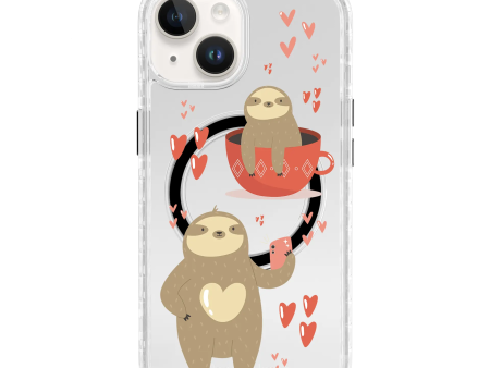 Sloth Haven | Friendly Sloths Series | Custom MagSafe Case Design for Apple iPhone 14 Series Fashion