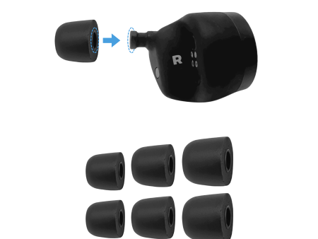 Comply™ Foam Ear Tips For HP Hearing PRO and Nuheara IQbuds² MAX Earbuds on Sale