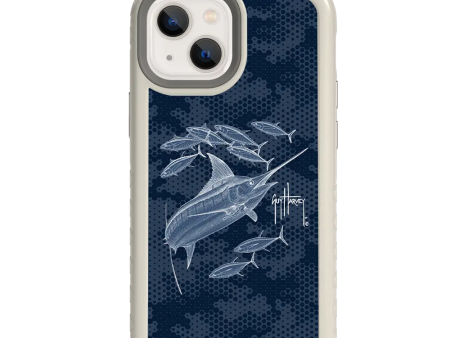 Guy Harvey Fortitude Series for Apple iPhone 13 Mini - Blue Camo Online Hot Sale