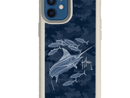 Guy Harvey Fortitude Series for Apple iPhone 12 Mini - Blue Camo Online Sale