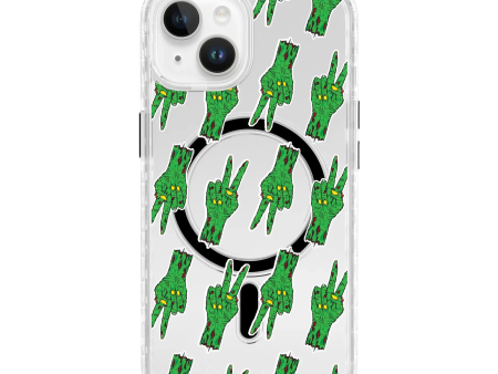 Zombie Peace Pattern | Halloween Series | Custom MagSafe Case Design for Apple iPhone 14 Series Cheap