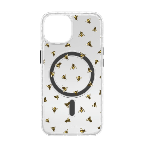 Sweet Like Honey | Protective MagSafe Bee Pattern Case | Birds and Bees Collection for Apple iPhone 14 Series For Sale