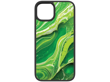 Verdant Field | Protective MagSafe Green Marble Case | Marble Stone Collection for Apple iPhone 13 Series For Sale