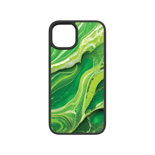 Verdant Field | Protective MagSafe Green Marble Case | Marble Stone Collection for Apple iPhone 13 Series For Sale