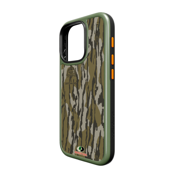 Shock-Absorbent MagSafe® Case for Apple iPhone 16 Pro | Mossy Oak | Bottom Lands | Fortitude Series Online