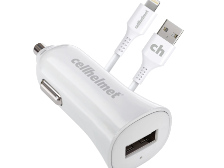 2.4A Car Charger + 3  Round Lightning Cable to Type A Supply