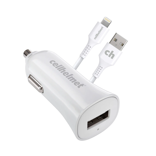 2.4A Car Charger + 3  Round Lightning Cable to Type A Supply