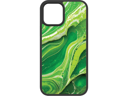 Verdant Field | Protective MagSafe Green Marble Case | Marble Stone Collection for Apple iPhone 12 Series For Sale