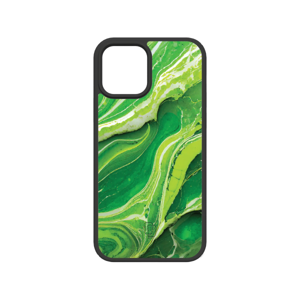 Verdant Field | Protective MagSafe Green Marble Case | Marble Stone Collection for Apple iPhone 12 Series For Sale