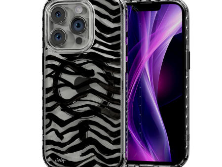 Zebra Black by CatCoq | iPhone 14 Series |  MagSafe® Case Online