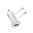 2.4A Car Charger + 3  Round Type-C to Type-A Cable Sale