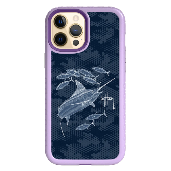 Guy Harvey Fortitude Series for Apple iPhone 12 Pro Max - Blue Camo For Discount