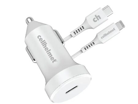 20W PD Car Charger + 3ft Round Lightning to USB-C Cable Discount