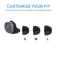 Comply Foam NEW TrueGrip™ Premium Ear Tips for Sennheiser MOMENTUM 3 & 4 and ACCENTUM For Discount