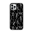 White Dancing-Skeletons | Halloween Series | Custom MagSafe Case Design for Apple iPhone 12 Series on Sale