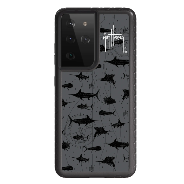 Guy Harvey Fortitude Series for Samsung Galaxy S21 Ultra - Black Scribbler For Discount