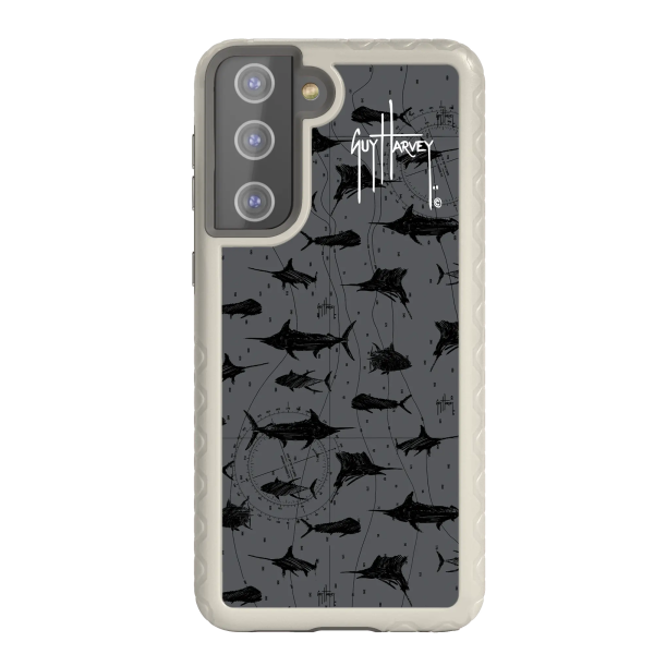 Guy Harvey Fortitude Series for Samsung Galaxy S21 Plus - Black Scribbler Online now