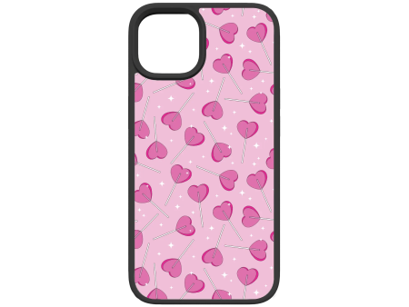 Sucker 4 Luv | Custom MagSafe Pink Heart Lollipop Case for Apple iPhone 13 Series For Sale