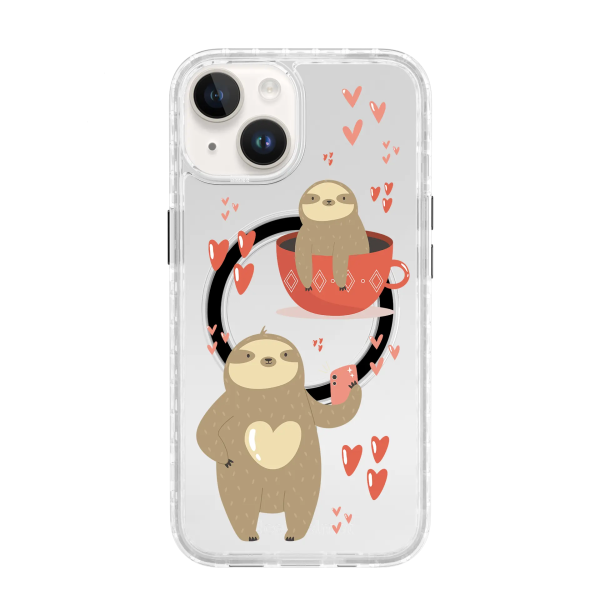 Sloth Haven | Friendly Sloths Series | Custom MagSafe Case Design for Apple iPhone 14 Series Fashion