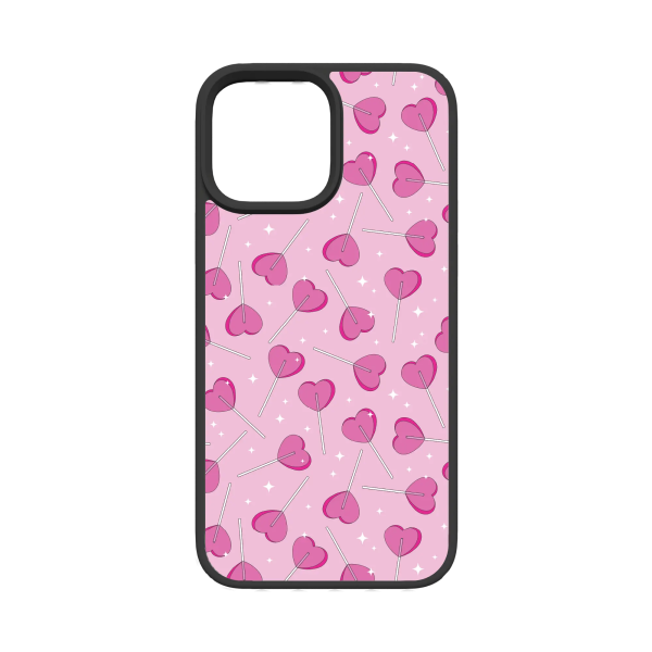 Sucker 4 Luv | Custom MagSafe Pink Heart Lollipop Case for Apple iPhone 12 Series Online now