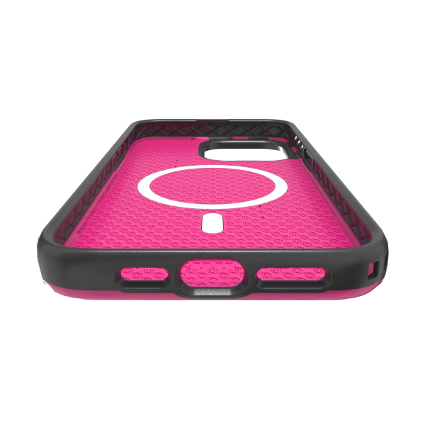 Shock-Absorbent Magsafe® Case for Apple iPhone 15 Pro Max | Vivid Magenta | Fortitude Series Fashion