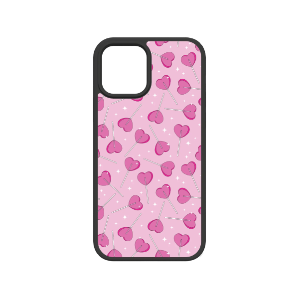 Sucker 4 Luv | Custom MagSafe Pink Heart Lollipop Case for Apple iPhone 12 Series Online now