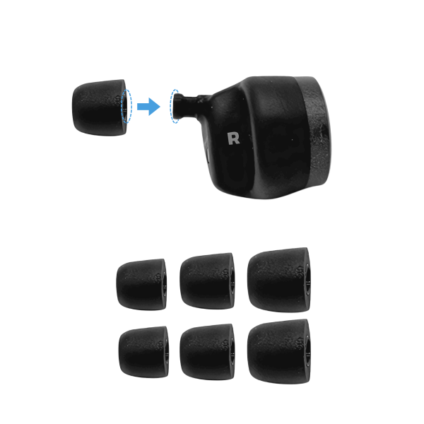 Comply™ Foam Ear Tips For HP Hearing PRO and Nuheara IQbuds² MAX Earbuds on Sale