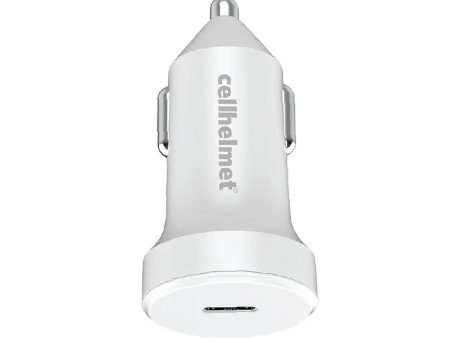 20W PD Car Charger - Single Port - White Fashion