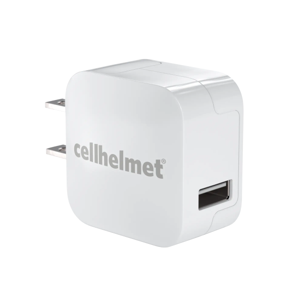 2.4A Wall Charger - Single Port - White For Sale