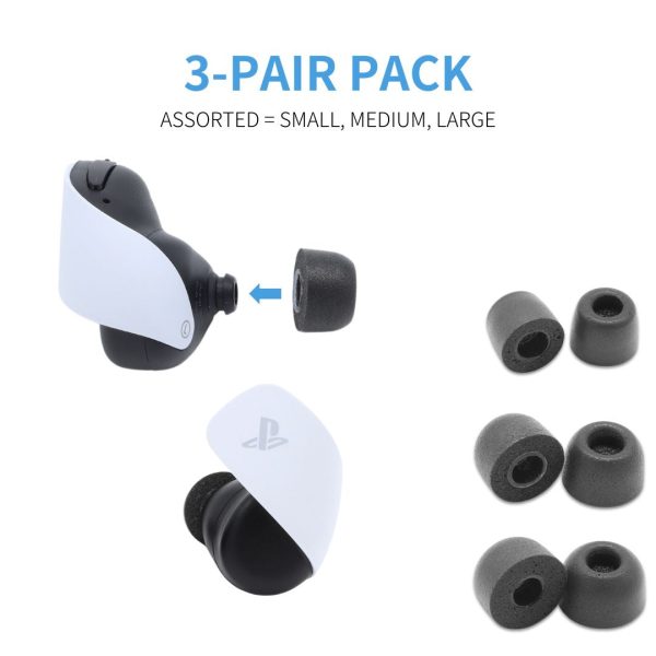 Comply Foam Ear Tips for PlayStation PULSE Explore - Official Licensed Product For Discount