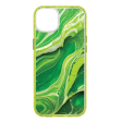 Verdant Field | Protective MagSafe Green Marble Case | Marble Stone Collection for Apple iPhone 14 Series For Cheap