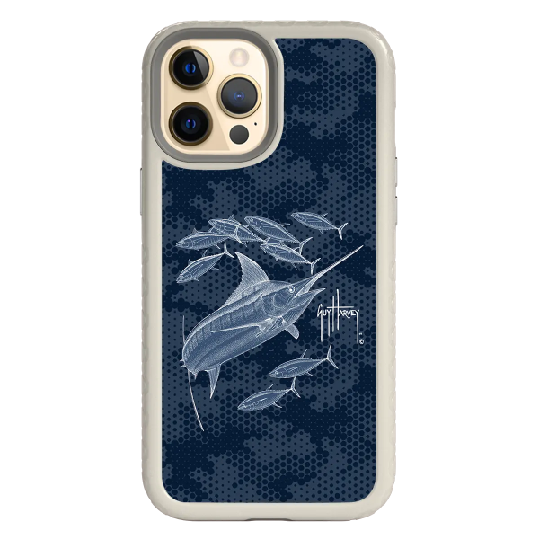 Guy Harvey Fortitude Series for Apple iPhone 12 Pro Max - Blue Camo For Discount