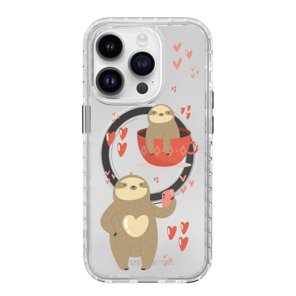 Sloth Haven | Friendly Sloths Series | Custom MagSafe Case Design for Apple iPhone 14 Series Fashion