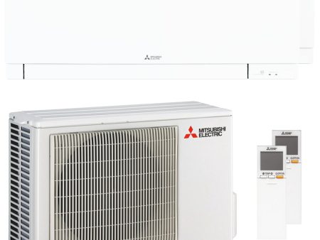 Air conditioner Mitsubishi Electric Kirigamine Zen MSZ-EF dual split 9000+9000 BTU inverter B wifi outdoor unit 3.3 kW White Online Sale