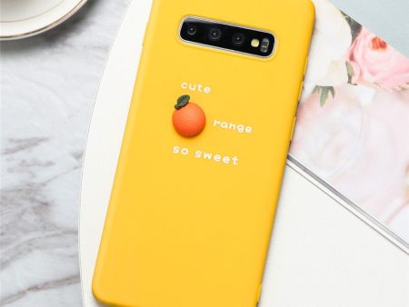 3D Fruit Orange Silicone Case For Sale