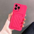 Fashion Candy Colour Card Holder Phone Case For iPhone Sale