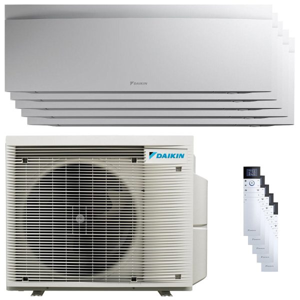 Daikin Emura 3 air conditioner penta split 9000+9000+9000+9000+15000 BTU inverter A+ wifi outdoor unit 7.8 kW White Cheap