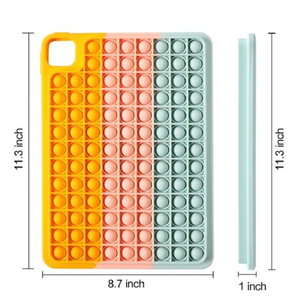 Pop It Bubble Fidget Case for Apple iPad 2020 For Sale