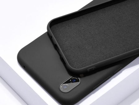 Soft Black Silicone Phone Case for Huawei Online now