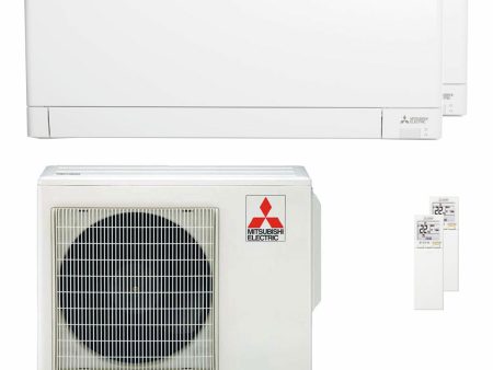 Mitsubishi Electric air conditioner AY Series dual split 12000+12000 BTU inverter A++ wifi outdoor unit 5.4 kW Online Hot Sale