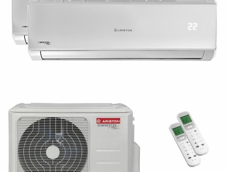 Ariston ALYS R32 dual split air conditioner 12000+12000 BTU inverter A++ external unit 5.3 kW Supply